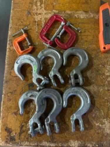 ASSORTED OPEN EYE HOOKS