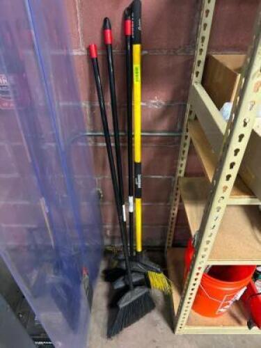 ASSORTED BROOMS