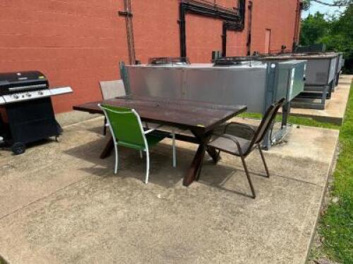 PATIO TABLE AND CHAIRS