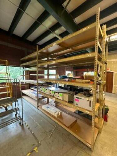 (2) - 10 FT. SHELVING UNITS
