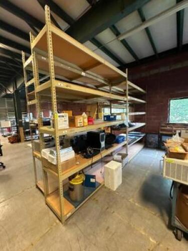 (2) - 10 FT. SHELVING UNITS