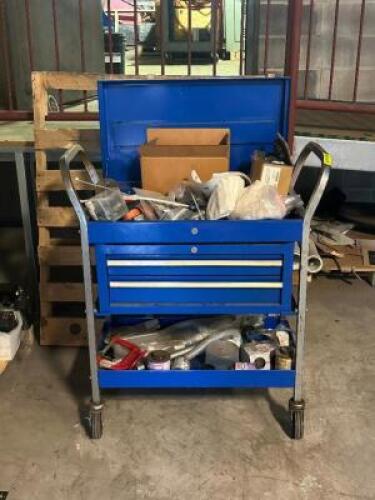 ROLLING TOOL CABINET WITH CONTENTS