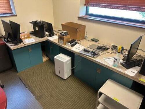 8' COMPOSITE DESK W/ LEFT SIDE RETURN