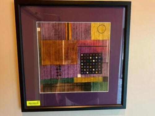 21" X 21" FRAMED PRINT