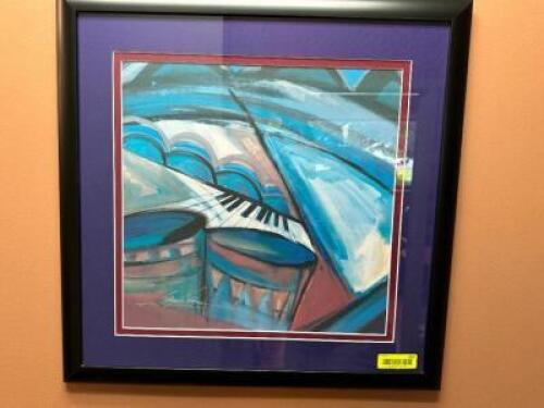 21" X 21" FRAMED PRINT
