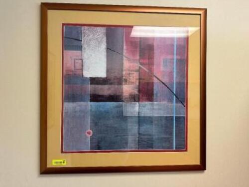 34" X 34" FRAMED PRINT