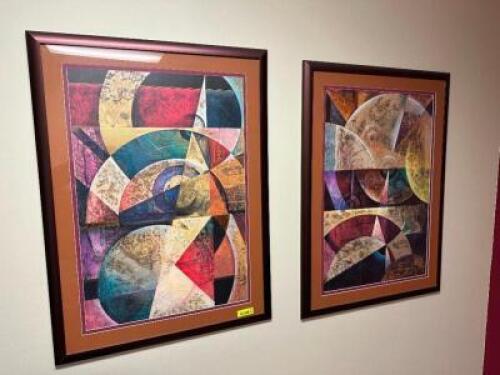 (2) FRAMED PRINTS