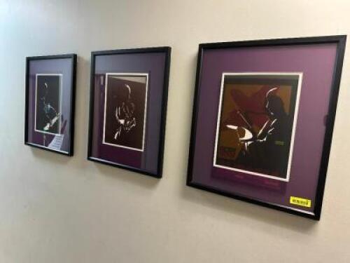 (3) FRAMED PRINTS