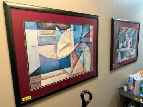 (2) FRAMED PRINTS