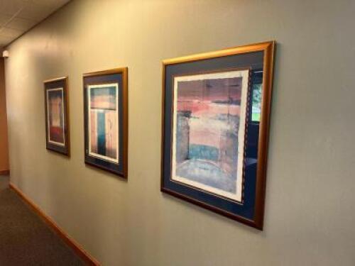 (3) FRAMED PRINTS