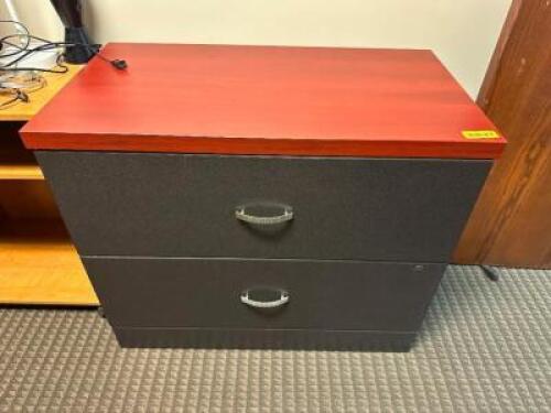 36" TWO DRAWER LAMINATE FILE CABINET