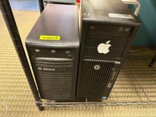 (2) ASSORTED COMPUTER TOWERS.