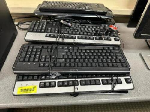 (1) LOT OF COMPUTER KEYBOARDS