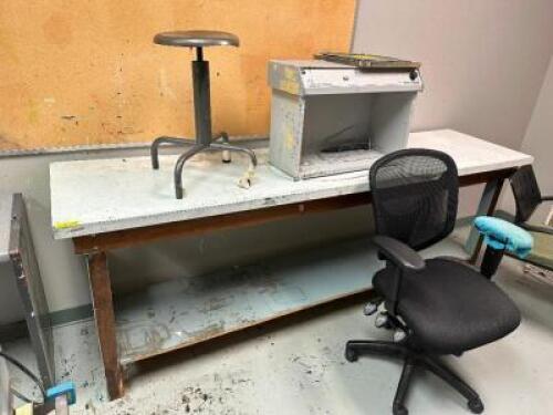 8' X 30" FABRICATION TABLE