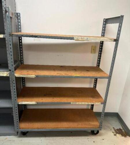 48" X 24" FOUR TIER METAL CART / SHELF.