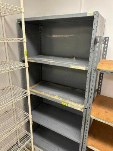 36" X 12" METAL PARTS SHELF