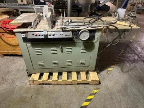 KIRK RUDY MODEL 215 LABELING SYSTEM W/ CONVEYOR DRYER.