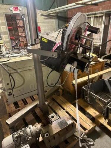 CTM AUTOMATIC LABEL MACHINE W/ STAND.
