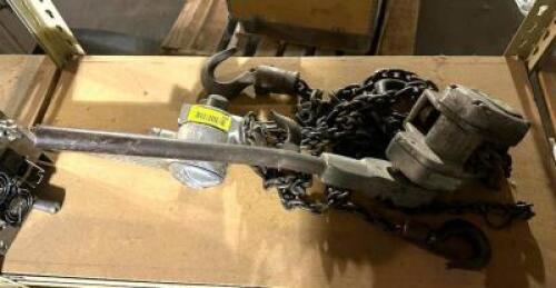 HEAVY DUTY CHAIN HOIST W/ FALL.