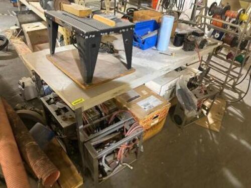 ASSORTED PARTS AND HARDWARE.