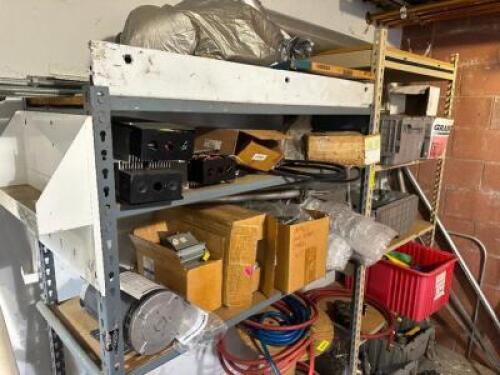 CONTENTS OF (2) SHELVES - ASSORTED PARTS, HARDWARE