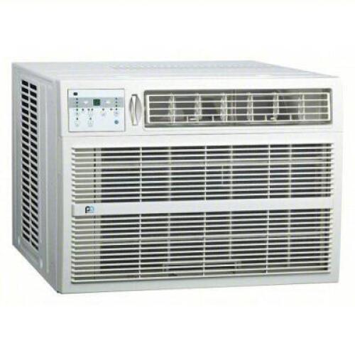 DESCRIPTION: (1) WINDOW AIR CONDITIONER BRAND/MODEL: PERFECT AIRE #379A66 INFORMATION: WHITE, 1400 TO 1500 SQ FT, 230V AC, LCDI, 6-30P SIZE: 25000 BTU