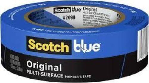 DESCRIPTION: (4) ROLLS OF MULTI-SURFACE PAINTERS TAPE BRAND/MODEL: SCOTCH BLUE INFORMATION: BLUE SIZE: 1.88" X 60 YD RETAIL$: $6.49 EA QTY: 4