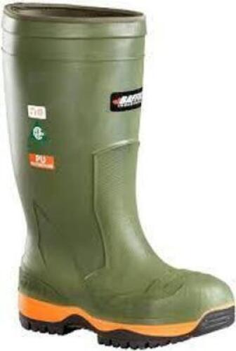 DESCRIPTION: (1) PAIR OF ICE BEAR BOOTS BRAND/MODEL: BAFFIN INFORMATION: ORANGE AND GREEN, SAFETY TOE SIZE: SIZE 7 RETAIL$: $351.51 EA QTY: 1