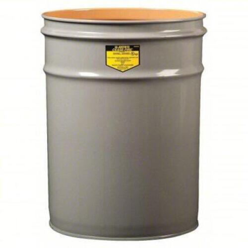 DESCRIPTION: (1) FIRE-RESISTANT TRASH CAN BRAND/MODEL: JUSTRITE #14N869 INFORMATION: STEEL, OPEN TOP, GRAY, 6 GAL CAPACITY SIZE: 11 3/4 IN WD/DIA RETA