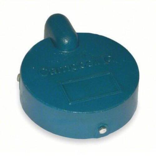 DESCRIPTION: (1) WELL CAP BRAND/MODEL: CAMPBELL #2NRF1 INFORMATION: CAST IRON, BLUE, VENTILATED SIZE: 6 5/8 IN COMPATIBLE CASING INSIDE DIA RETAIL$: $