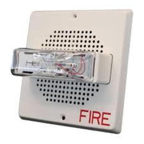 DESCRIPTION: (2) WALL MOUNT FIRE SPEAKER STROBE BRAND/MODEL: EATON #E70-24MCW-FW INFORMATION: WHITE RETAIL$: $100.70 EA QTY: 2