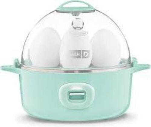 DESCRIPTION: (1) EXPRESS EGG COOCKER BRAND/MODEL: DASH D INFORMATION: MAKES 7 EGGS RETAIL$: $29.99 EA QTY: 1