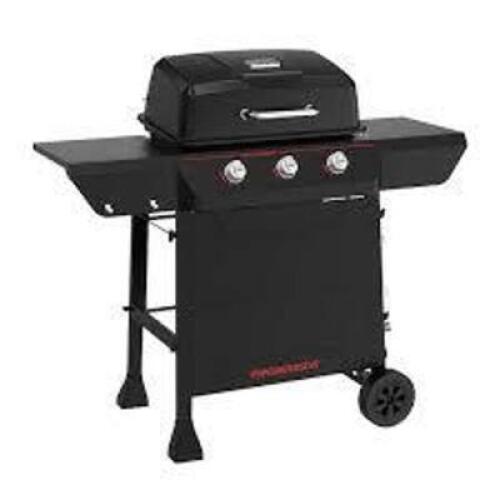 DESCRIPTION: (1) PROPANE GAS GRILL BRAND/MODEL: MEGAMASTER INFORMATION: BLACK SIZE: 3 KNOBS RETAIL$: $149.00 EA QTY: 1