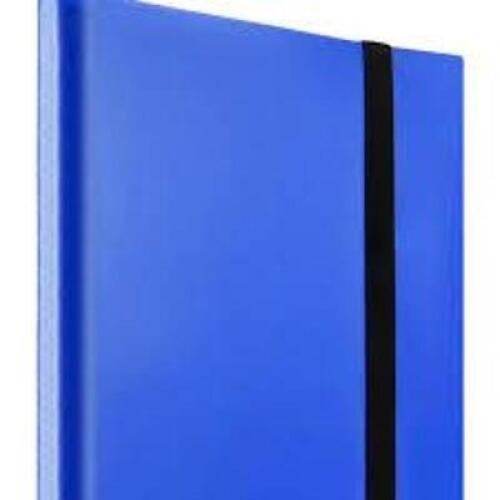 DESCRIPTION: (2) TRADING CARD ALBUMS INFORMATION: BLUE, LEATHER LIKE SIZE: ZIPPER BOUND RETAIL$: $14.25 EA QTY: 2