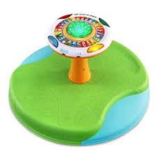 DESCRIPTION: (1) SPIN AND LEARN TOY BRAND/MODEL: LEAPFROG LETTER GO ROUND RETAIL$: $60.00 EA QTY: 1