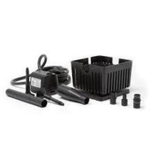 DESCRIPTION: (1) TRUMPET NOZZLE FOUNTAIN PUMP BRAND/MODEL: BECKETT #7207210 INFORMATION: BLACK SIZE: 120 V, 60 HZ, 5.1 WATTS RETAIL$: $32.13 EA QTY: 1