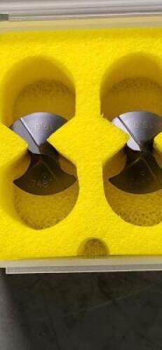 DESCRIPTION: (2) DRILL TIP INSERTS BRAND/MODEL: INGERSOLL YAB1900R01 SIZE: .748" DIA RETAIL$: $624.00 QTY: 2