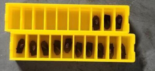 DESCRIPTION: (13) EG0P1FGUP CARBIDE GROOVING INSERTS BRAND/MODEL: KENNAMETAL EG0P1FGUP KCU10 RETAIL$: $178.30 QTY: 13