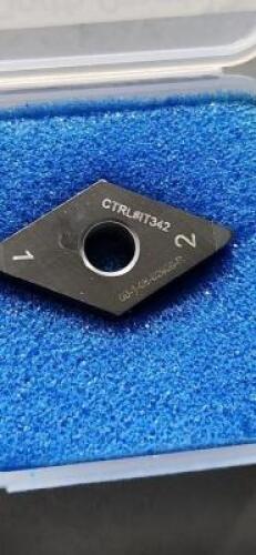 DESCRIPTION: (10) PVD COATED TURNING INSERTS BRAND/MODEL: NORTHAMERICAN TOOL DNGA432 80425MT SIZE: $111.84 PER INSERT QTY: 10
