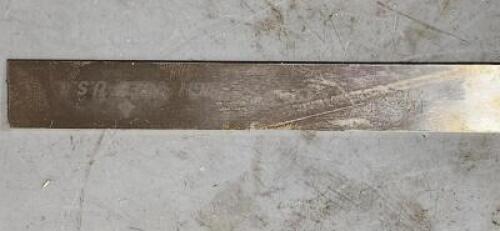 DESCRIPTION: (1) CUTOFF BLADE BRAND/MODEL: CLEVELAND SIZE: 1/16" THICK 1/2" W 4-1/2" L RETAIL$: $49.55 QTY: 1