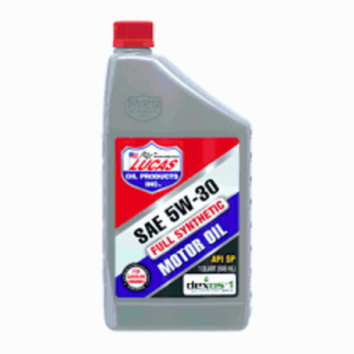 DESCRIPTION: (6) FULL SYNTHETIC MOTOR OIL BRAND/MODEL: LUCAS INFORMATION: 5W-30 SIZE: 1 QT RETAIL$: $7.19 EA QTY: 6