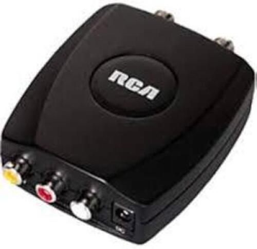 DESCRIPTION: (1) COMPACT RF MODULATOR BRAND/MODEL: RCA #CRF907 INFORMATION: BLACK RETAIL$: $23.95 EA QTY: 1