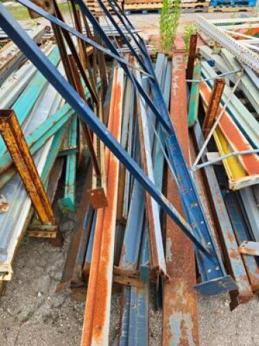 DESCRIPTION: (1) RACK OF MISC PALLET RACKING INFORMATION: SEE INSPECTION SIZE: VARIOUS SIZES & STYLES QTY: 1