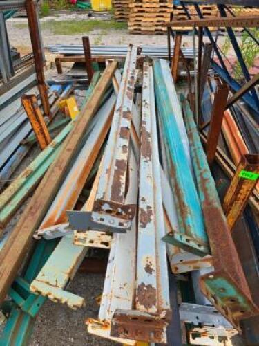 DESCRIPTION: (1) RACK OF MISC PALLET RACKING INFORMATION: SEE INSPECTION SIZE: VARIOUS SIZES & STYLES QTY: 1