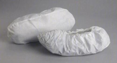 DESCRIPTION: (1) PALLET OF (45) BOXES OF (100) PAIRS OF SHOE COVERS BRAND/MODEL: ALPHA PROTECH/29DZ67 INFORMATION: VINYL, WHITE RETAIL$: $14,754 TOTAL