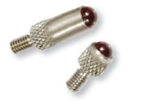 DESCRIPTION: (8) RUBY CONTACT POINTS BRAND/MODEL: UNKNOWN 44XG11 SIZE: 4MM 4-48 RETAIL$: $172.88 QTY: 8