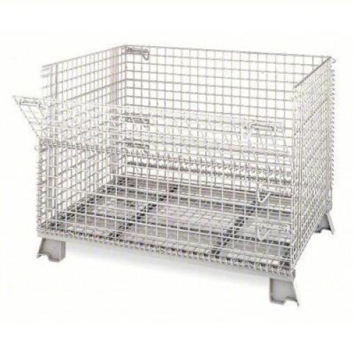 DESCRIPTION: (1) COLLAPSIBLE BULK CONTAINER BRAND/MODEL: NASHVILLE #3W550 INFORMATION: WIRE, STACKABLE, 4 WAY ENTRY SIZE: 18.4 CU FT, 40 IN X 32 IN X