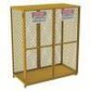 DESCRIPTION: (1) GAS CYLINDER CABINET BRAND/MODEL: CONDOR #491M96 INFORMATION: YELLOW, COMPRESSED GAS/LIQUID PROPANE GAS, 18 VERTICAL CYLINDERS, STEEL