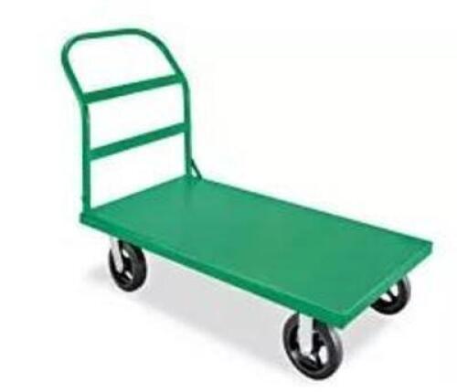 DESCRIPTION: (1) PLATFORM TRUCKBRAND/MODEL: SEE INSPECTIONINFORMATION: GREEN, MIGHT HAVE SLIGHT DAMAGESIZE: 24" X 36" PLATFORMRETAIL$: $540.00 EAQTY: 1