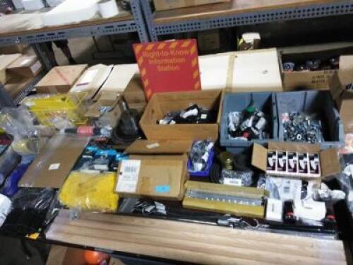 DESCRIPTION: (1) TABLE OF MISC. ITEMS QTY: 1